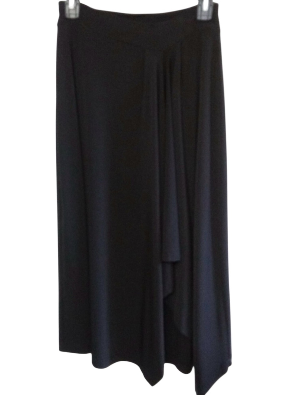 Michael Kors Asymmetrical Midi Skirt - Black - Large NWT - A086